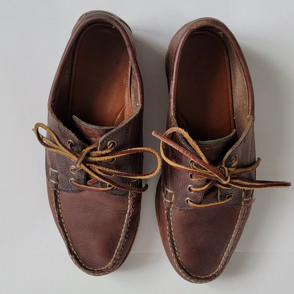 Handmade Rancourt & Co Baxter Ranger Moc Brown, Men's Sz 8D - Picture 9 of 12